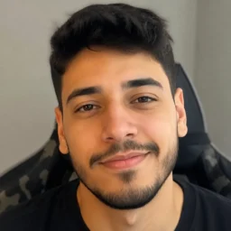Avatar de exemplo Lucas nas redes sociais e jogos
